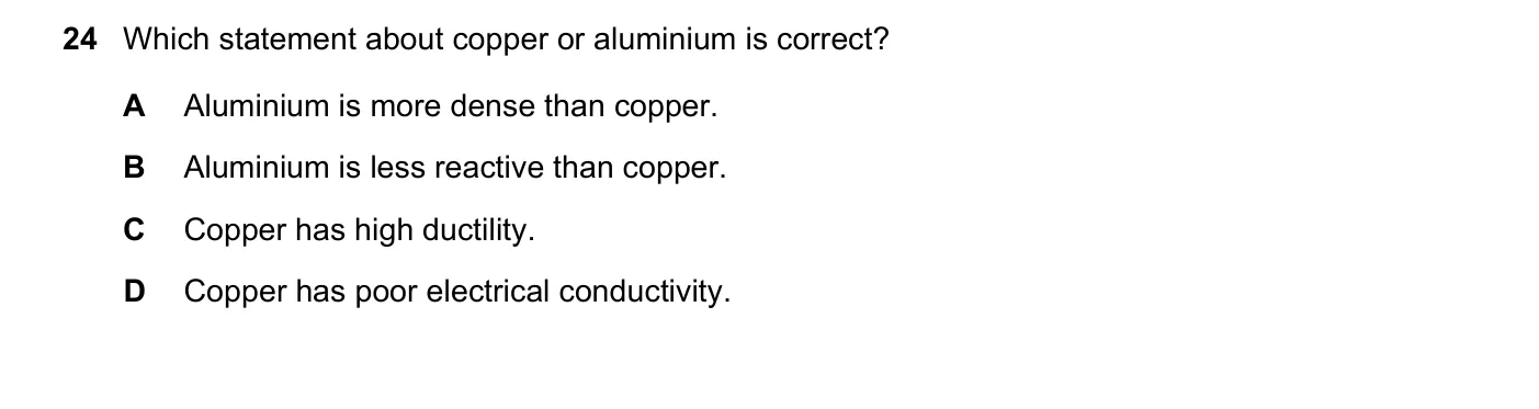 Question 24, June 2023, 0620 Paper 23