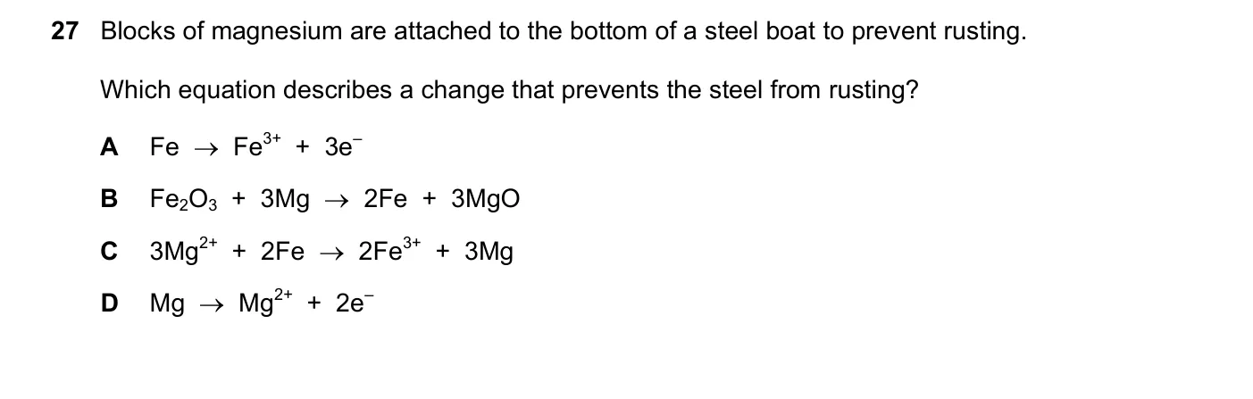 Question 27, June 2023, 0620 Paper 23