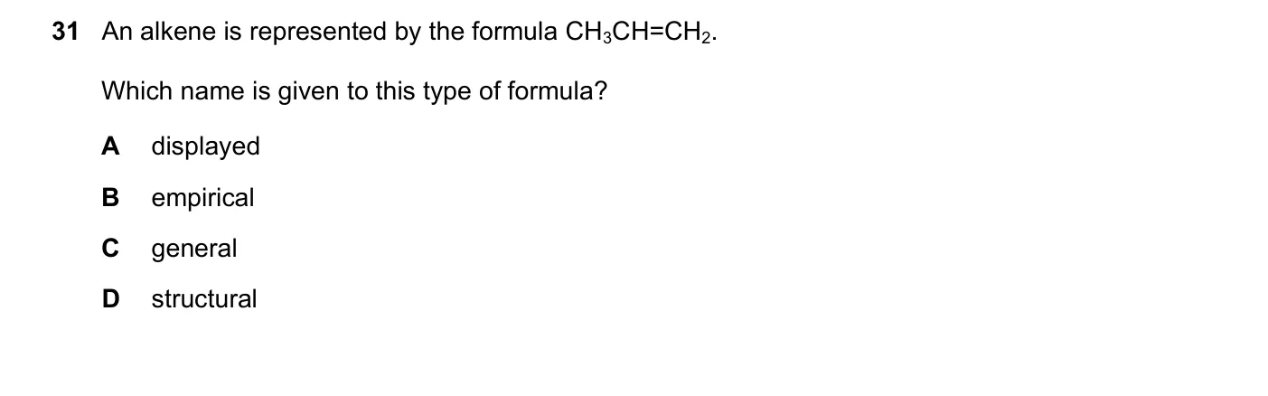 Question 31, June 2023, 0620 Paper 23