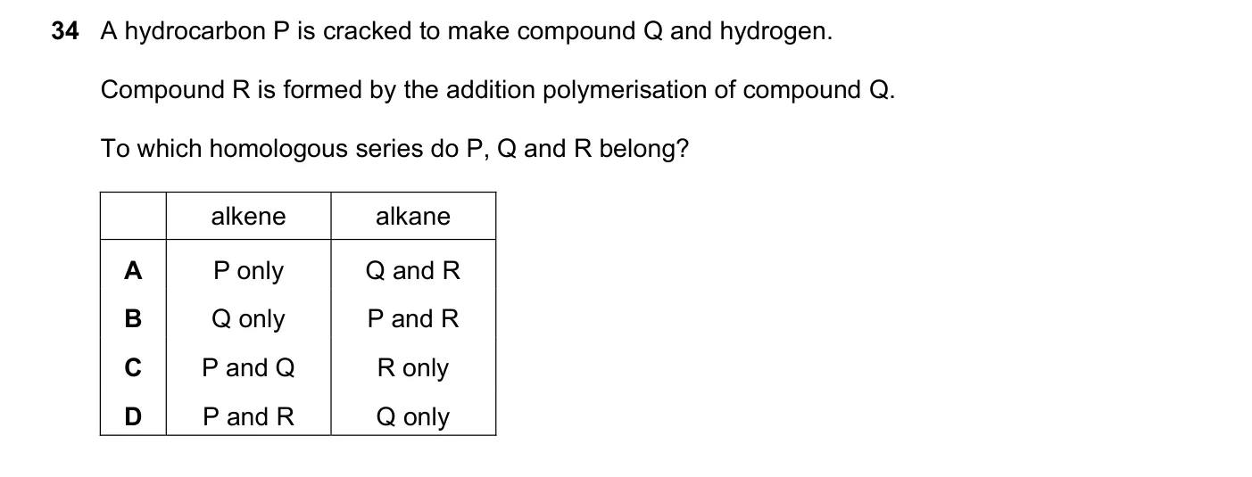 Question 34, June 2023, 0620 Paper 23