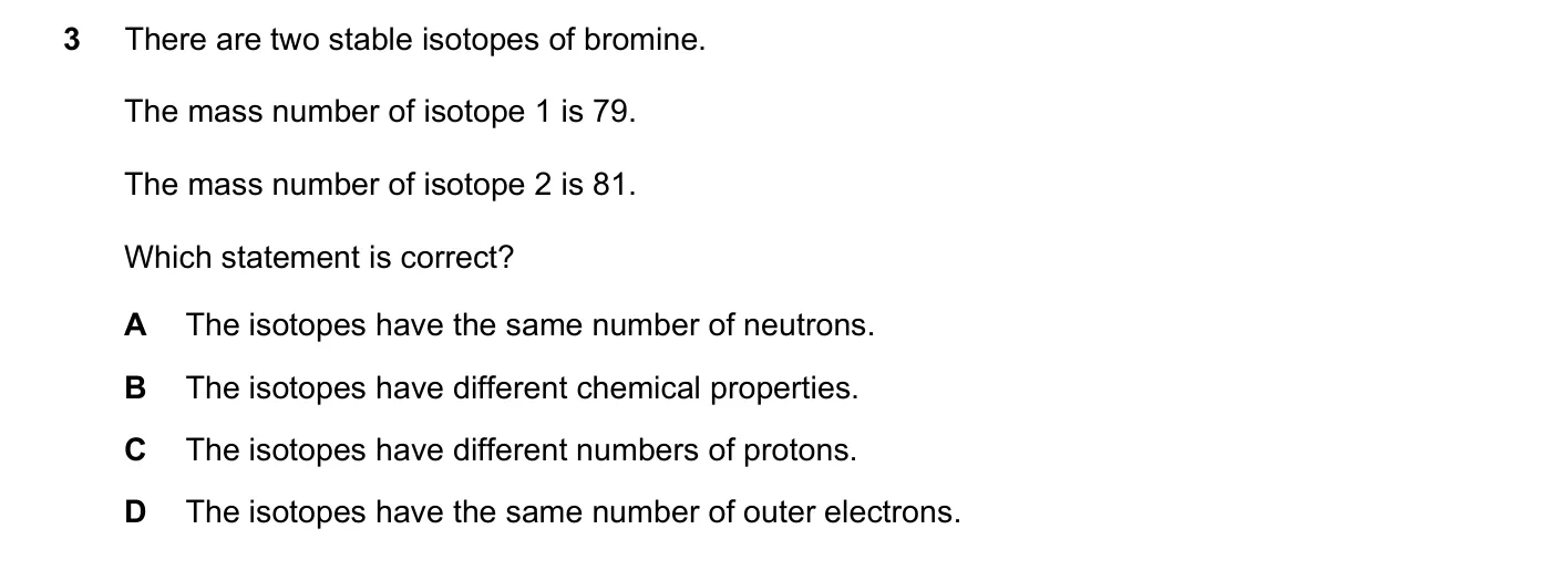 Question 3, March 2023, 0620 Paper 22