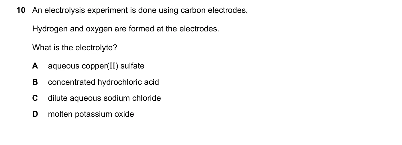 Question 10, March 2023, 0620 Paper 22