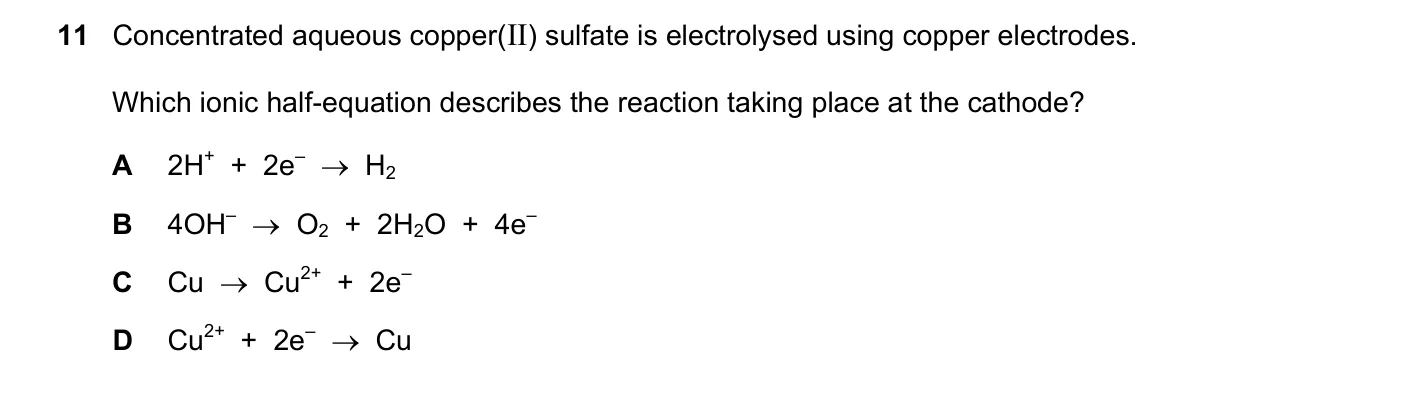 Question 11, March 2023, 0620 Paper 22