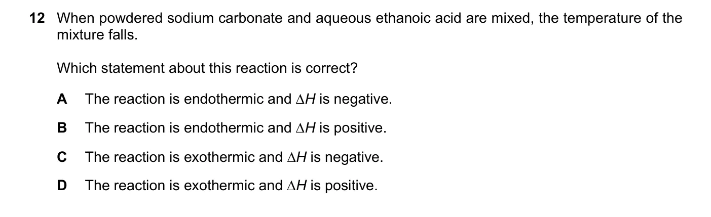 Question 12, March 2023, 0620 Paper 22