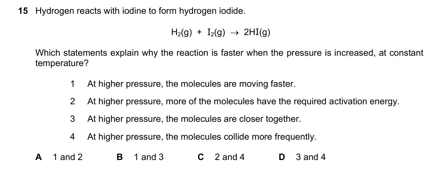 Question 15, March 2023, 0620 Paper 22