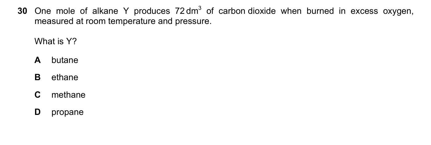 Question 30, March 2023, 0620 Paper 22
