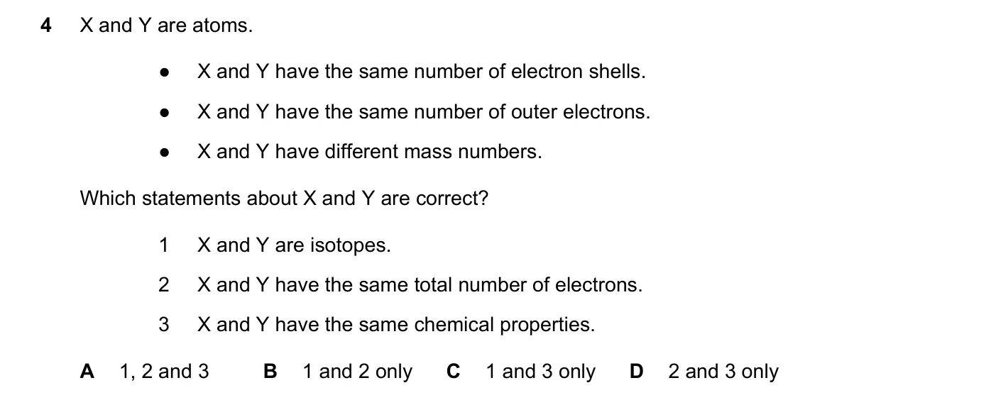 Question 4, November 2023, 0620 Paper 21