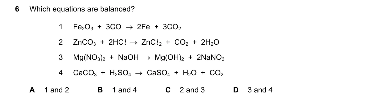 Question 6, November 2023, 0620 Paper 21