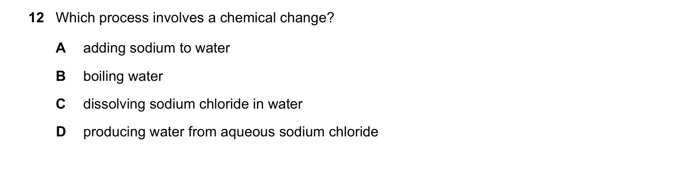 Question 12, November 2023, 0620 Paper 21