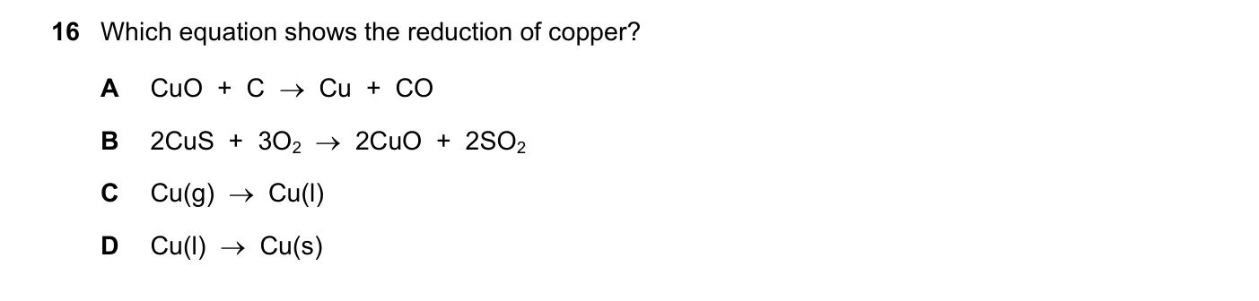 Question 16, November 2023, 0620 Paper 21