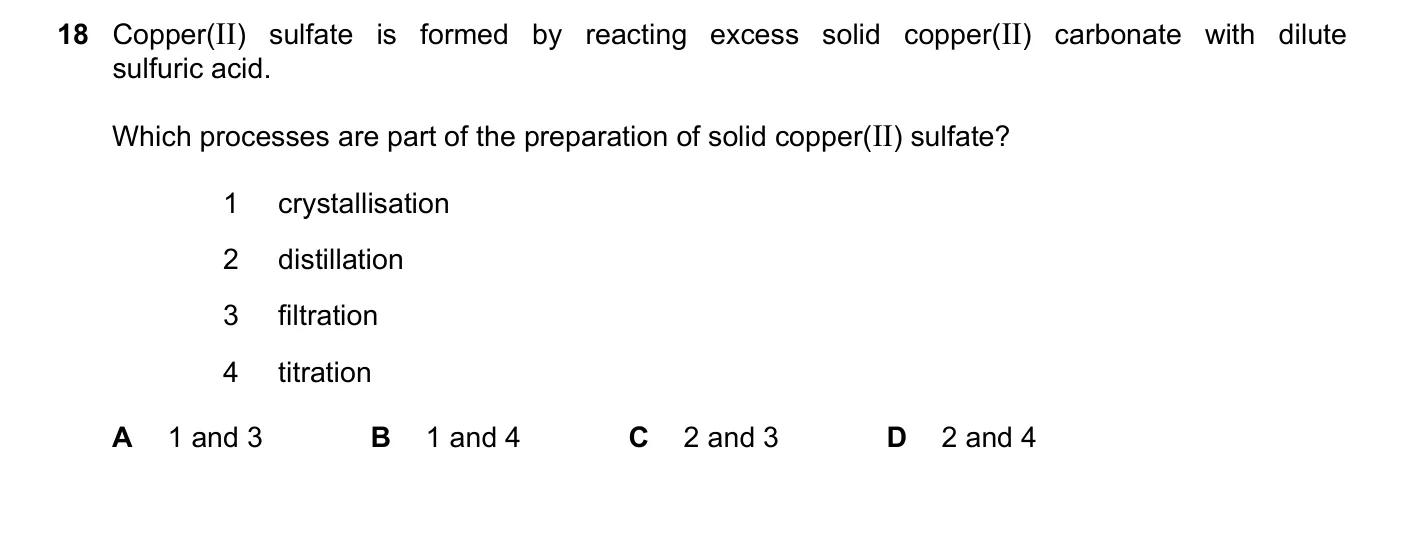 Question 18, November 2023, 0620 Paper 21