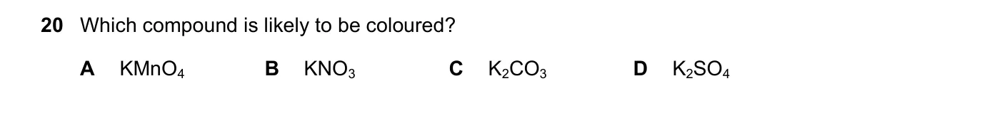 Question 20, November 2023, 0620 Paper 21