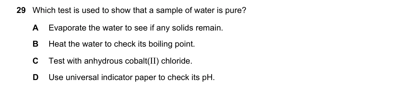 Question 29, November 2023, 0620 Paper 21
