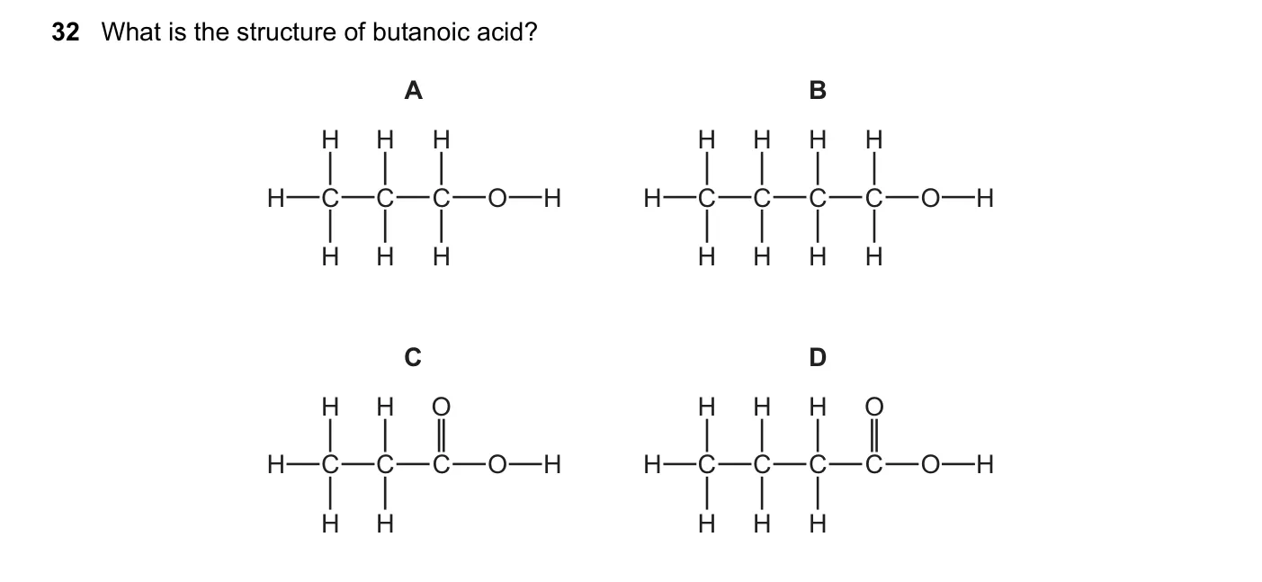 Question 32, November 2023, 0620 Paper 21