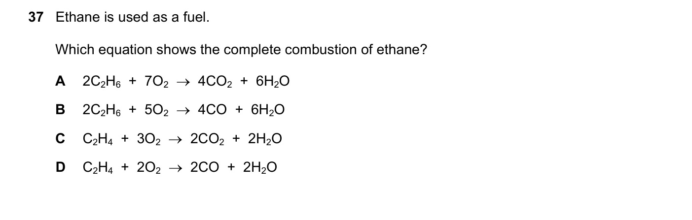Question 37, November 2023, 0620 Paper 21