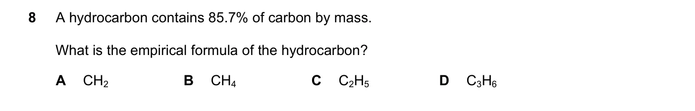 Question 8, November 2023, 0620 Paper 22