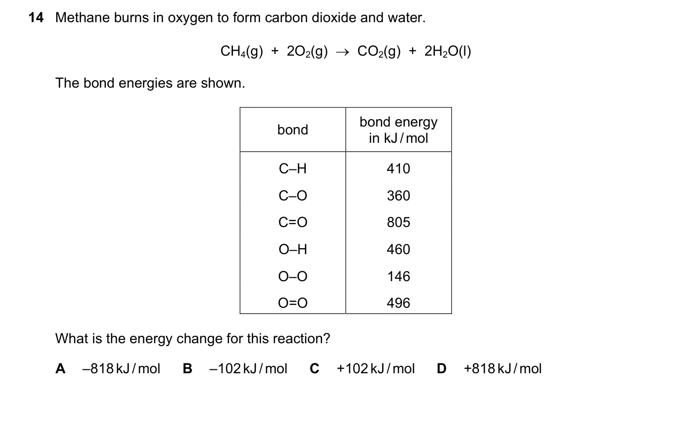 Question 14, November 2023, 0620 Paper 22