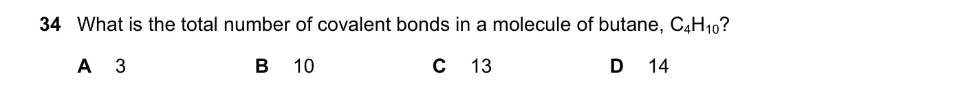 Question 34, November 2023, 0620 Paper 22
