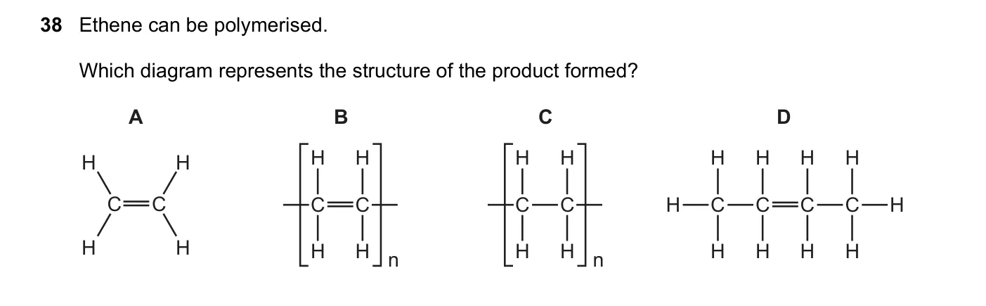 Question 38, November 2023, 0620 Paper 22