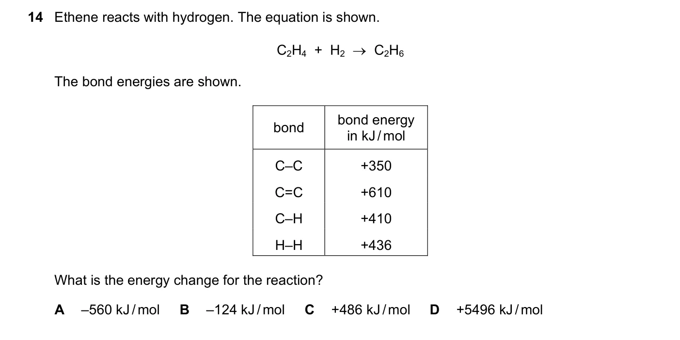 Question 14, November 2023, 0620 Paper 23