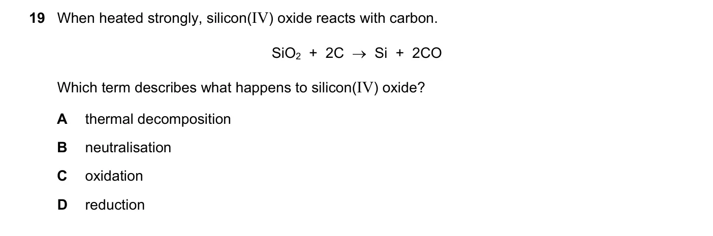 Question 19, November 2023, 0620 Paper 23
