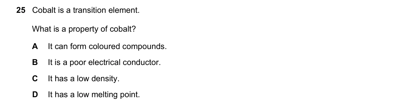 Question 25, November 2023, 0620 Paper 23