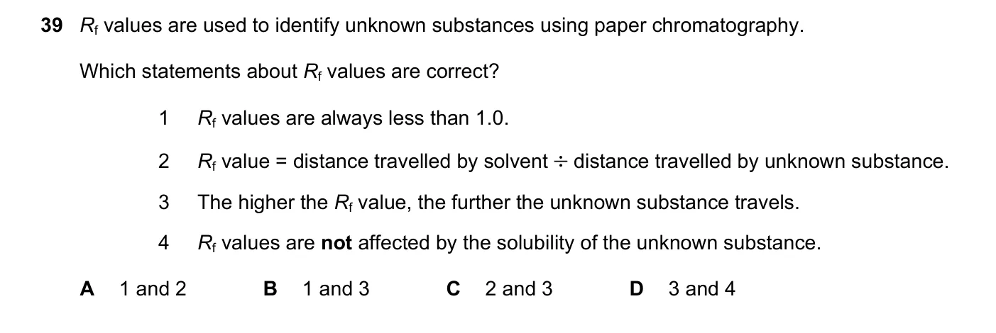 Question 39, November 2023, 0620 Paper 23