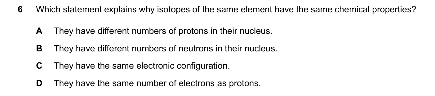 Question 6, June 2024, 0620 Paper 21