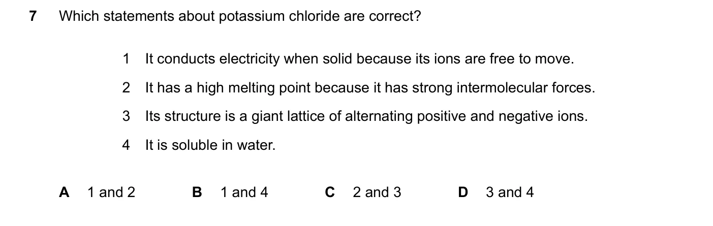 Question 7, June 2024, 0620 Paper 21