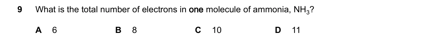 Question 9, June 2024, 0620 Paper 21