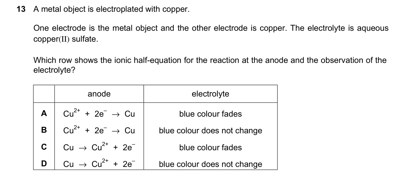 Question 13, June 2024, 0620 Paper 21