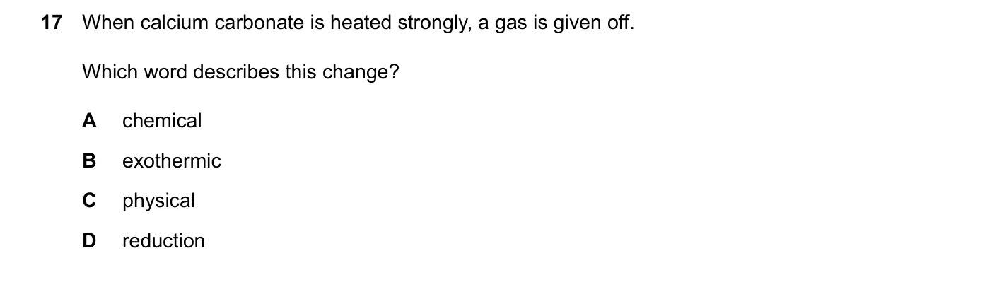 Question 17, June 2024, 0620 Paper 21