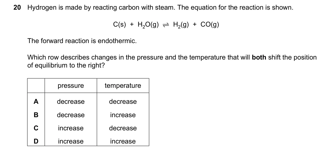 Question 20, June 2024, 0620 Paper 21