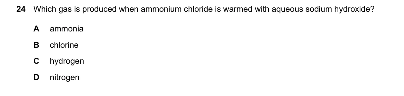 Question 24, June 2024, 0620 Paper 21