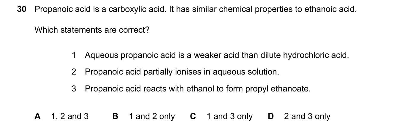 Question 30, June 2024, 0620 Paper 21