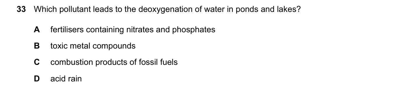 Question 33, June 2024, 0620 Paper 21