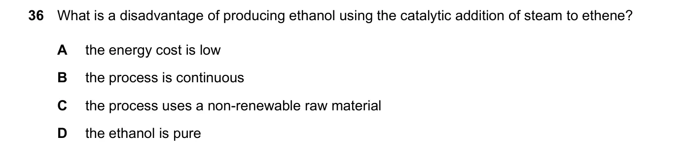 Question 36, June 2024, 0620 Paper 21