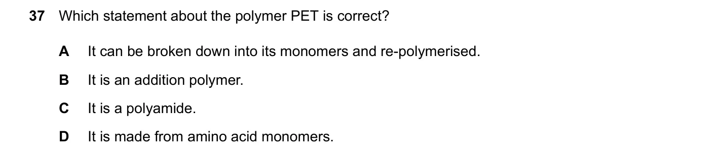 Question 37, June 2024, 0620 Paper 21
