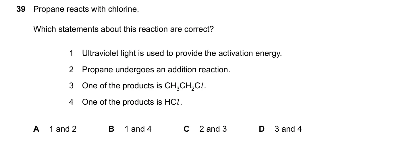 Question 39, June 2024, 0620 Paper 21