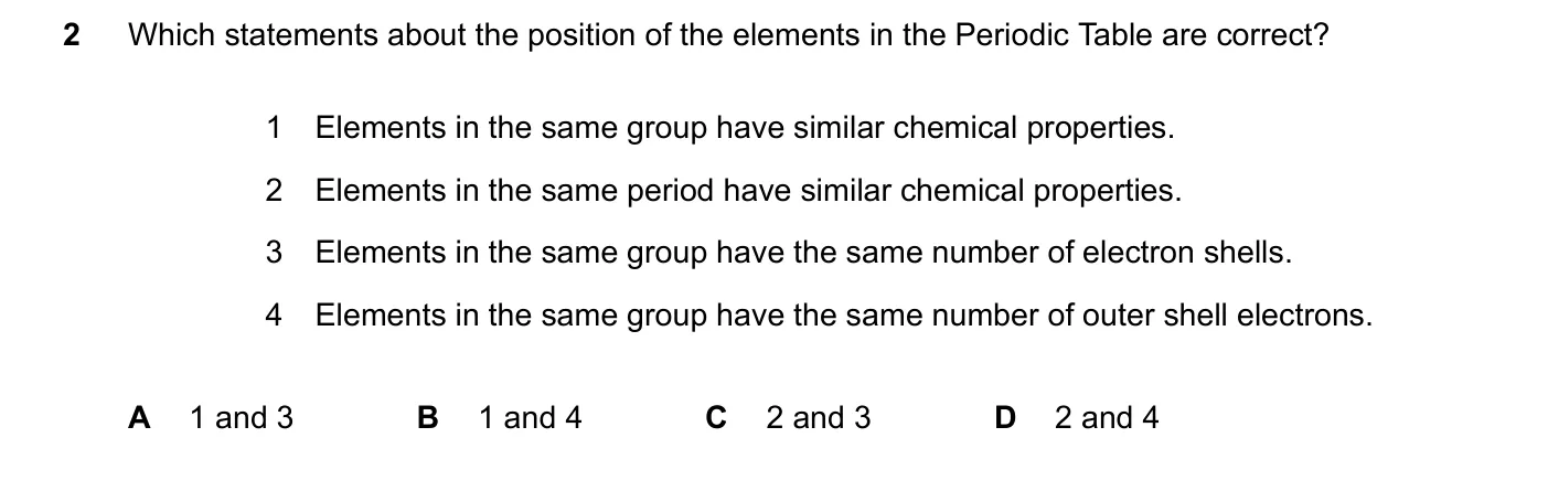 Question 2, June 2024, 0620 Paper 22