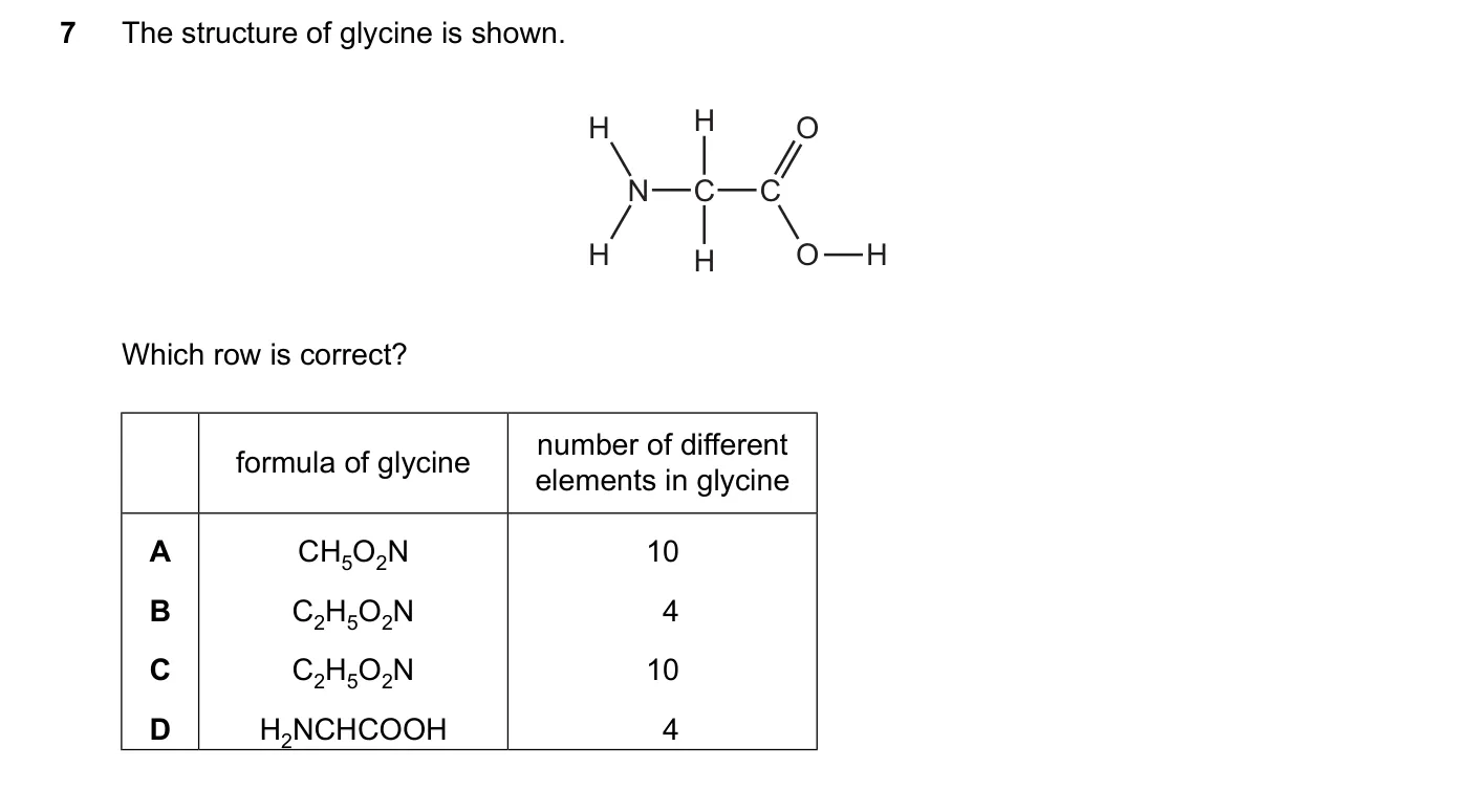 Question 7, June 2024, 0620 Paper 22