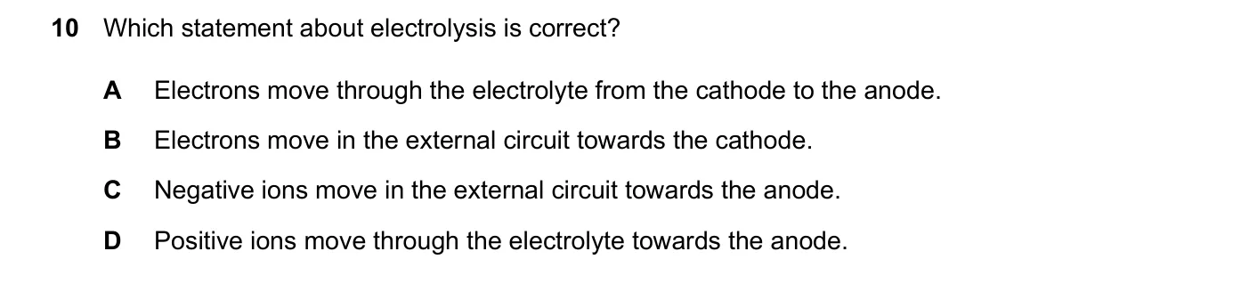 Question 10, June 2024, 0620 Paper 22