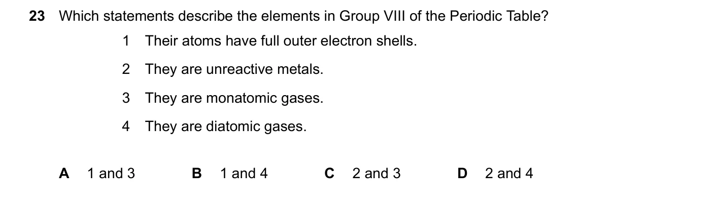 Question 23, June 2024, 0620 Paper 22
