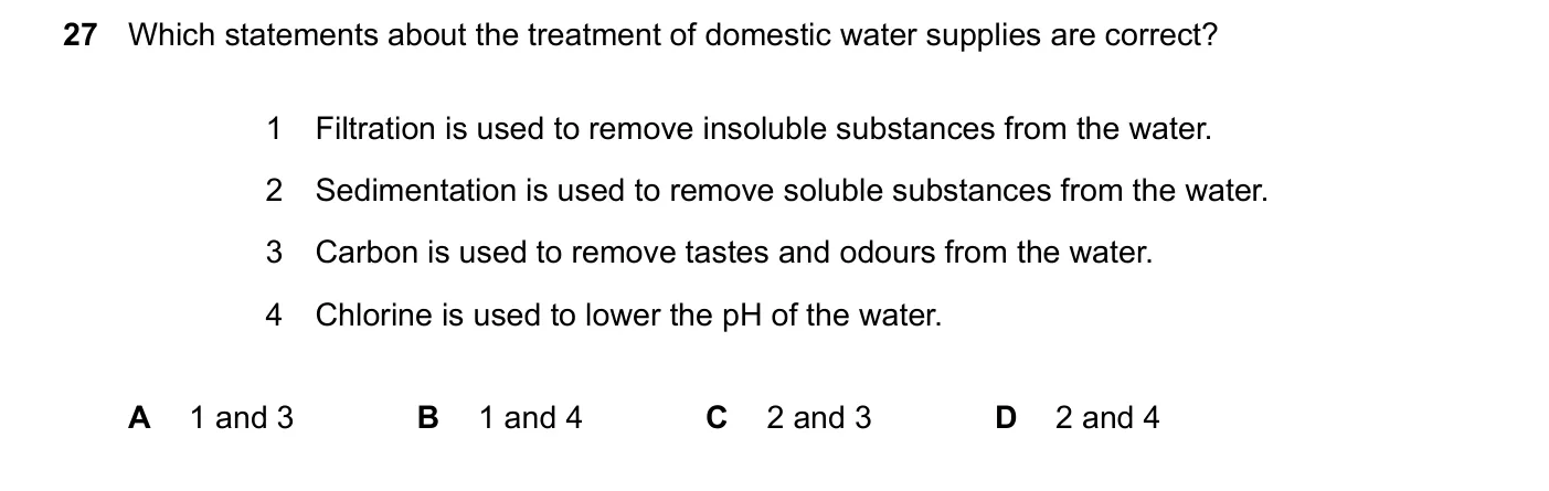 Question 27, June 2024, 0620 Paper 22