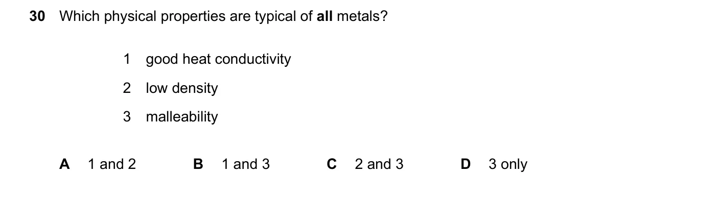 Question 30, June 2024, 0620 Paper 22