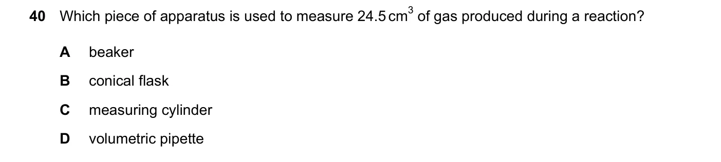 Question 40, June 2024, 0620 Paper 22
