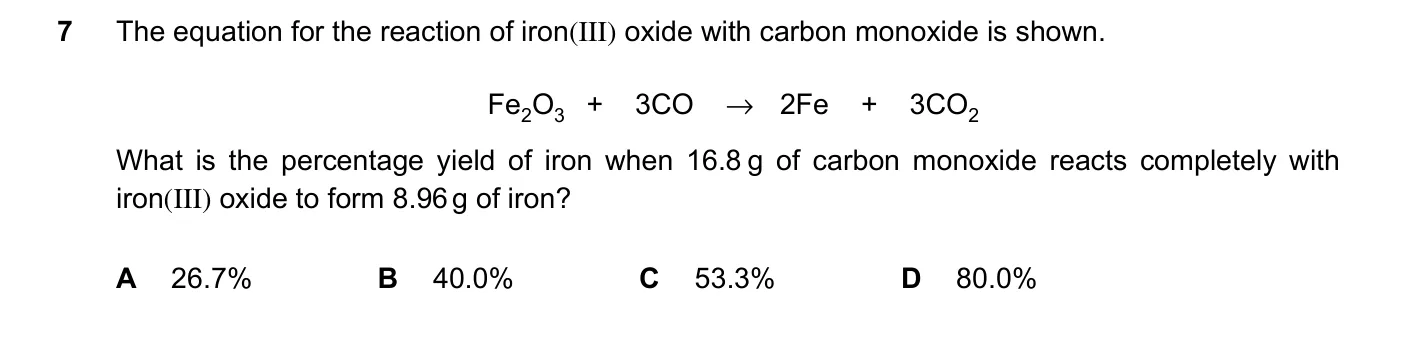 Question 7, June 2024, 0620 Paper 23