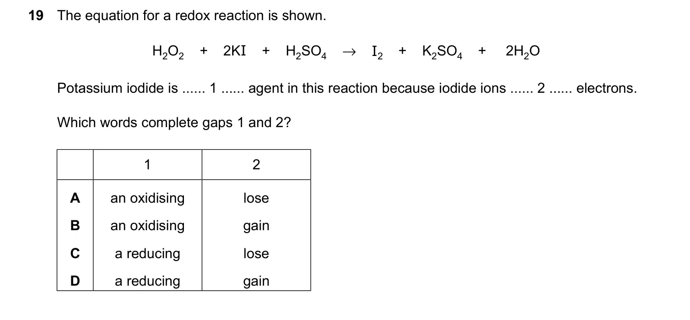 Question 19, June 2024, 0620 Paper 23