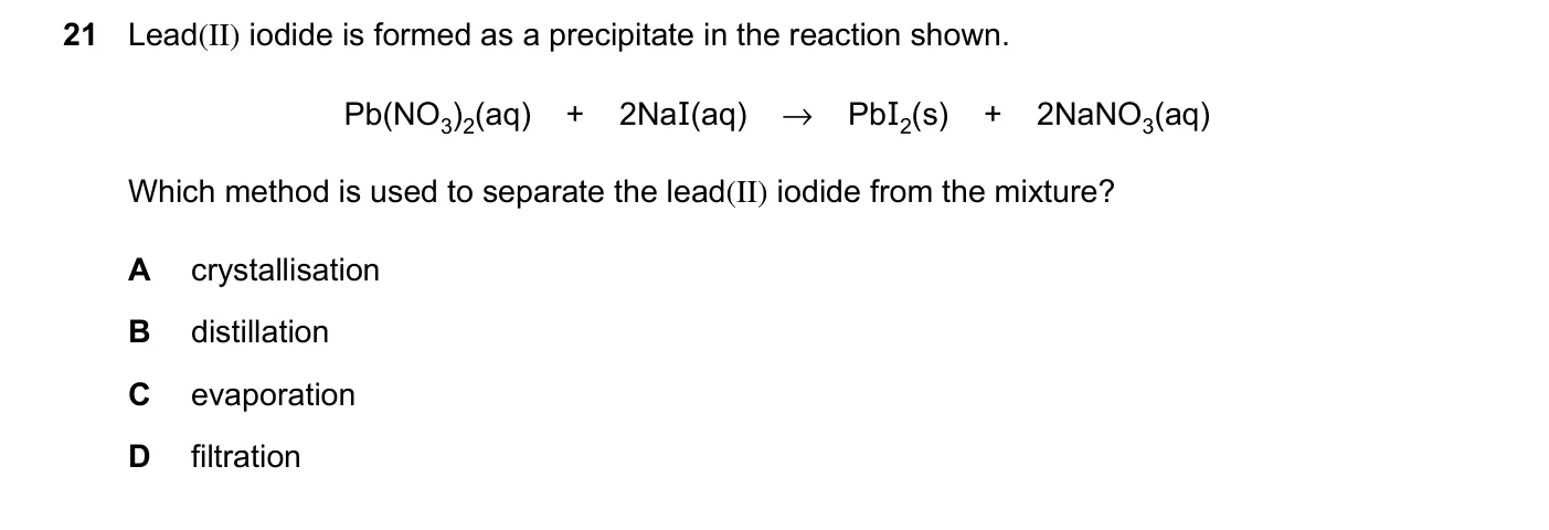 Question 21, June 2024, 0620 Paper 23