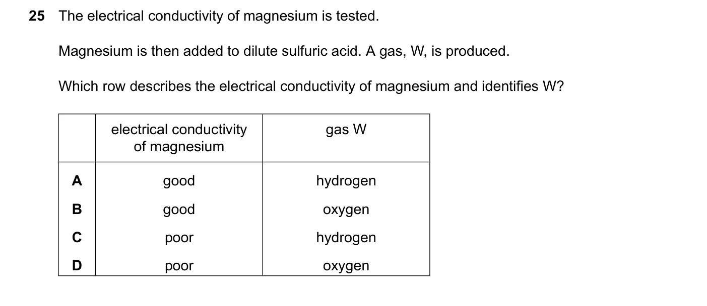 Question 25, June 2024, 0620 Paper 23